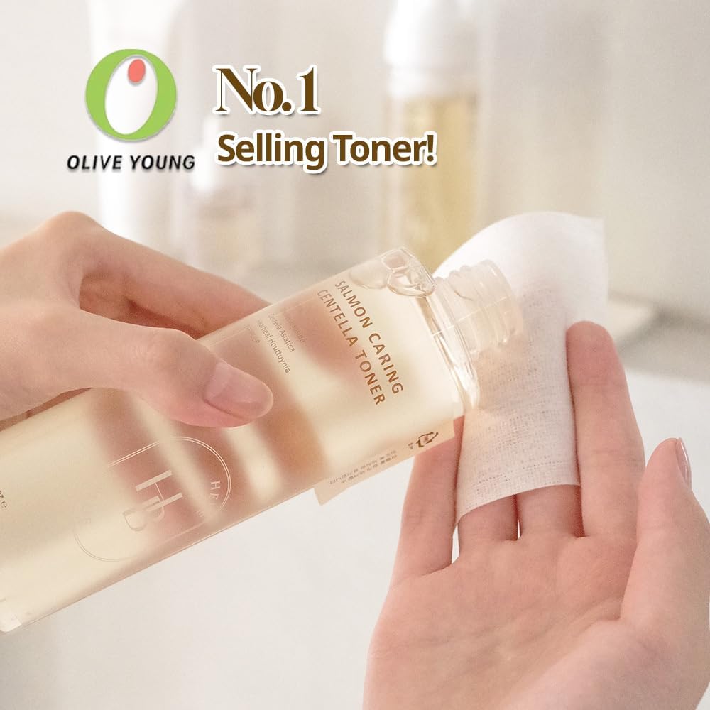 HEVEBLUE Salmon Caring Centella Toner 200mL