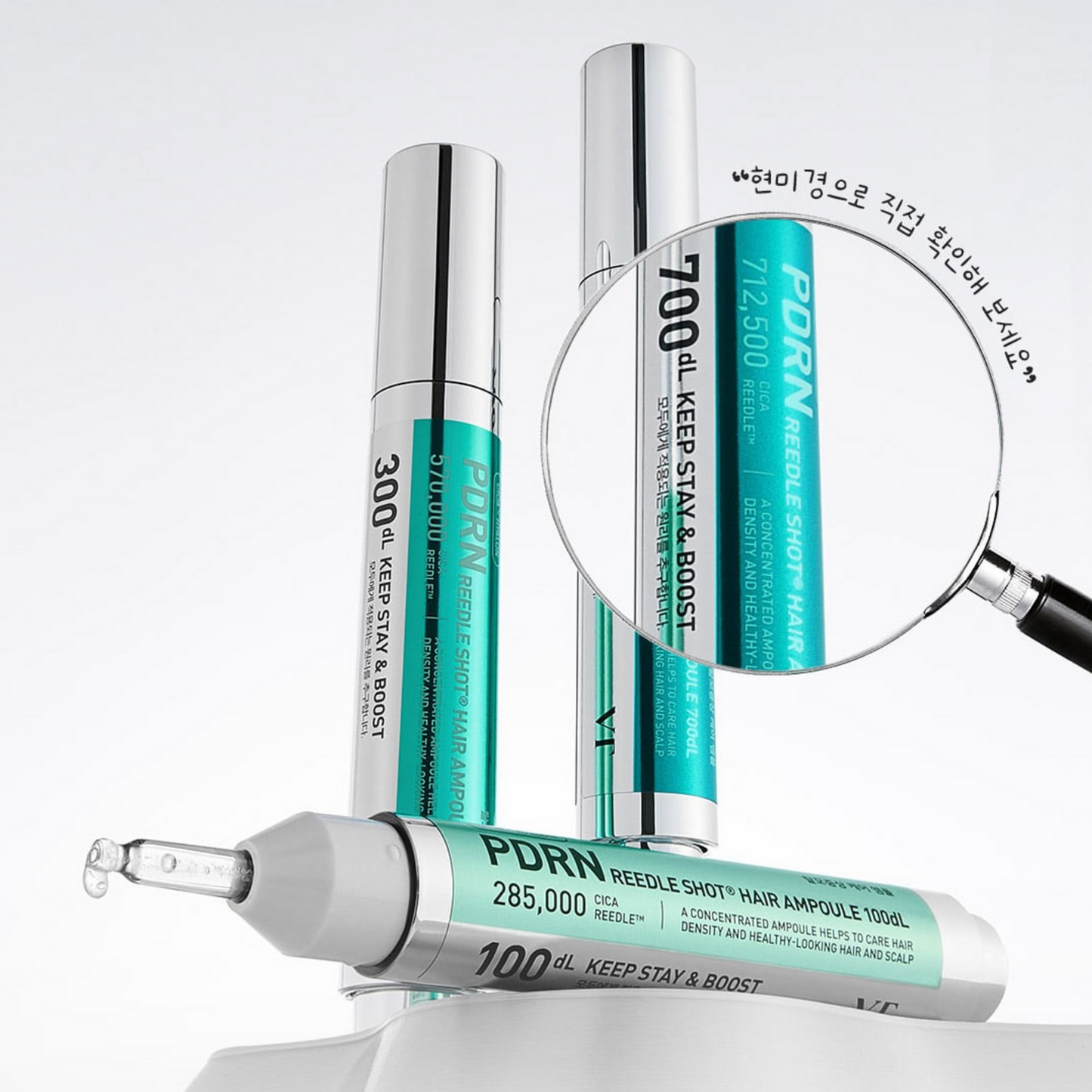 VT PDRN Reedle Shot Hair Ampoule 100dL 15mL