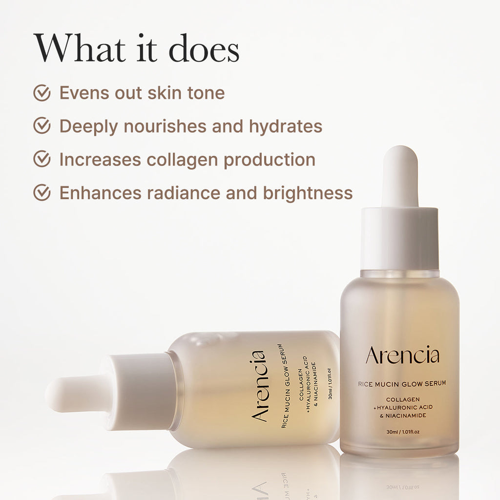 Arencia Rice Mucin Glow Serum 30mL