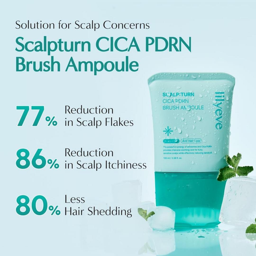 lilyeve Scalp Turn Cica PDRN Brush Ampoule 100mL