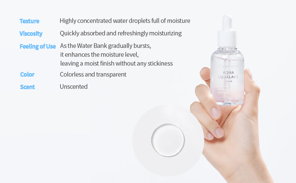 S.NATURE Aqua Squalane Serum 50mL