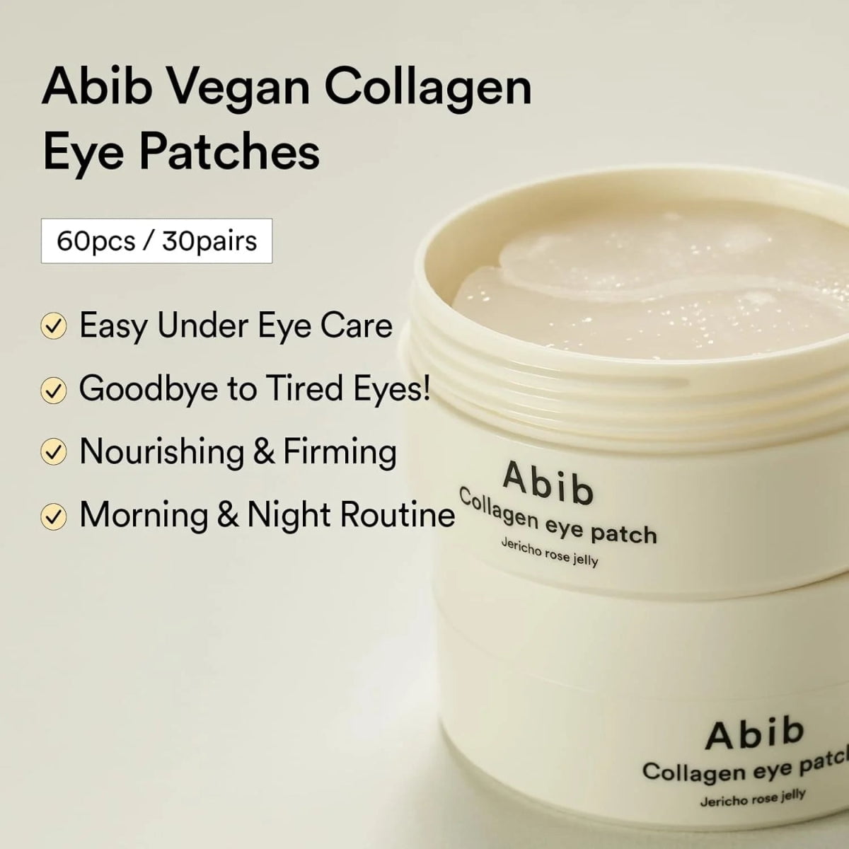 Abib Collagen Eye Patch Jericho Rose Jelly 60pc