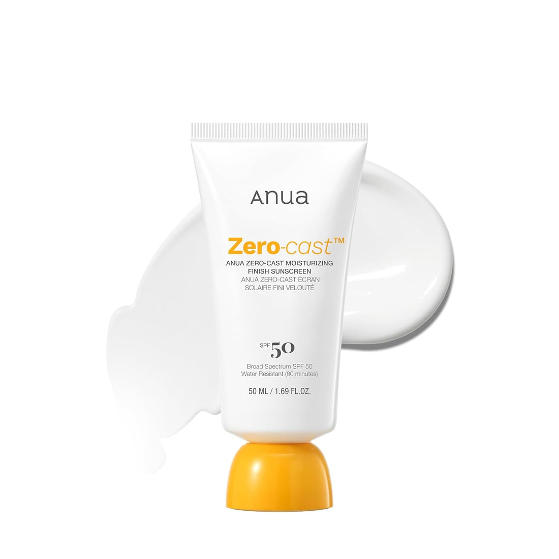Anua Zero-Cast Moisturizing Finish Sun 50mL