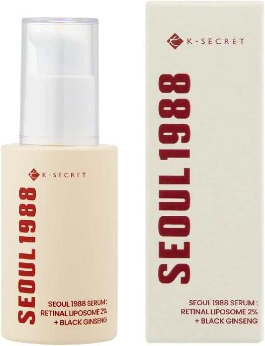 KSECRET SEOUL 1988 Serum : Retinal Liposome 2% + Black Ginseng  30mL