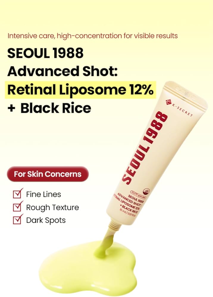 KSECRET SEOUL 1988 Advanced Shot : Retinal Liposome 12% + Black Rice