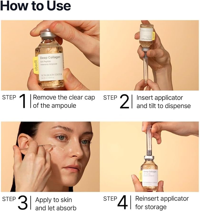 Sungboon Editor Deep Collagen Silk Peptide Intensive Ampoule 40mL