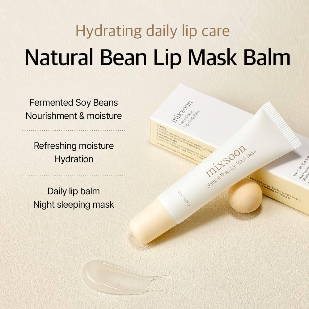 mixsoon Natural Bean Lip Mask Balm 11g