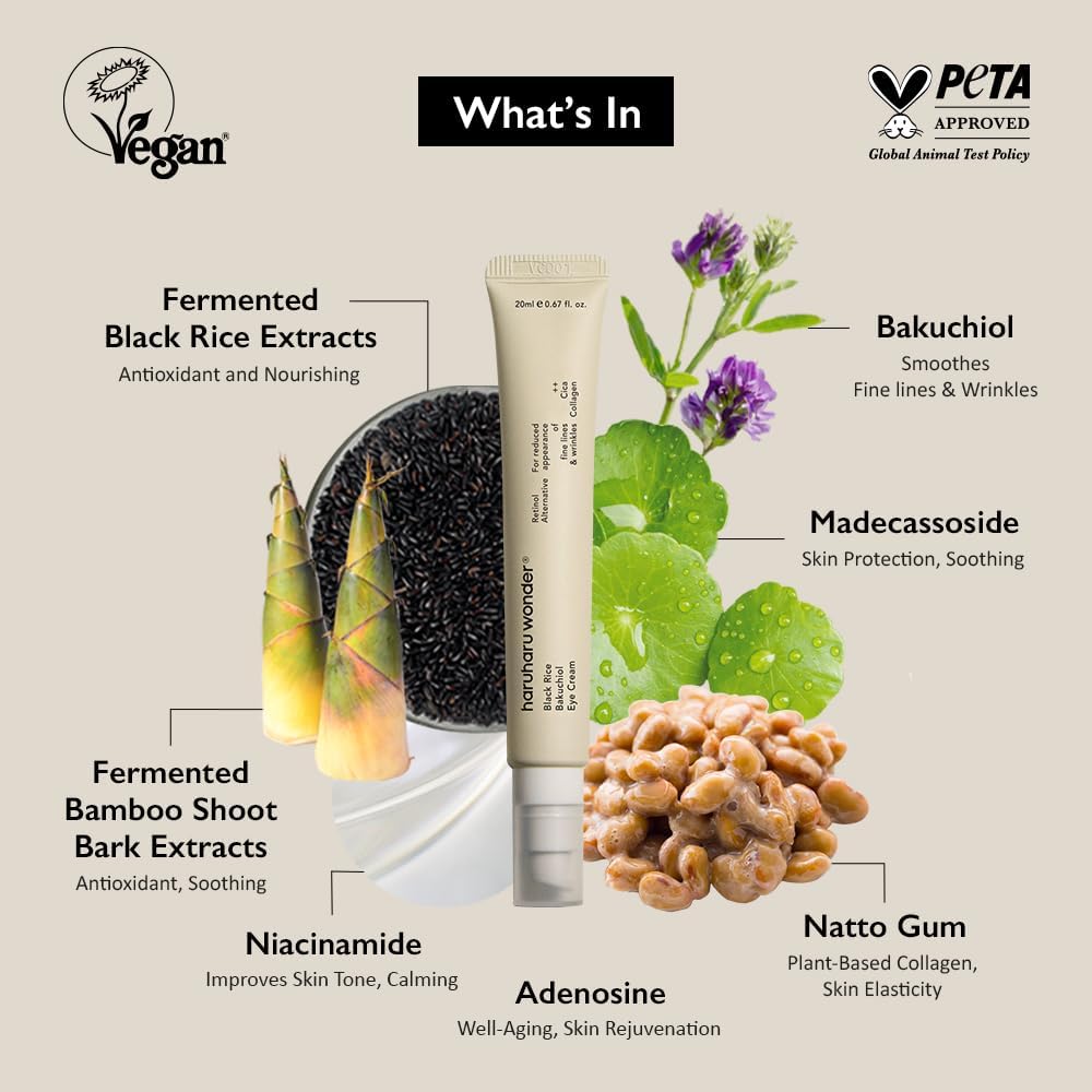 haruharu wonder Black Rice Bakuchiol Eye Cream 20mL