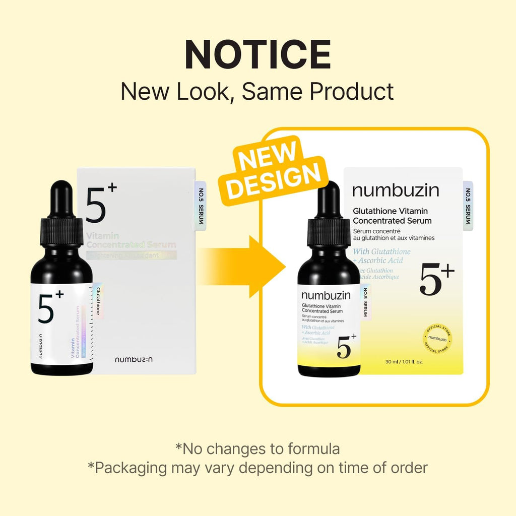 Numbuzin No.5+ Vitamin Concentrated Serum (Canada Official Version)