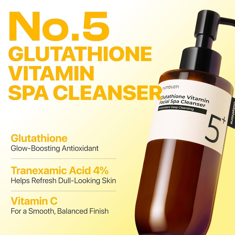 numbuzin No.5+ Glutathione Vitamin Facial Spa Cleanser 200mL