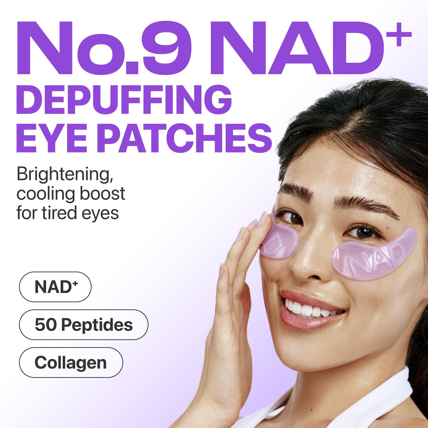 numbuzin No.9 NAD+ Collagen Under Eye Patches 8g x 5 pairs