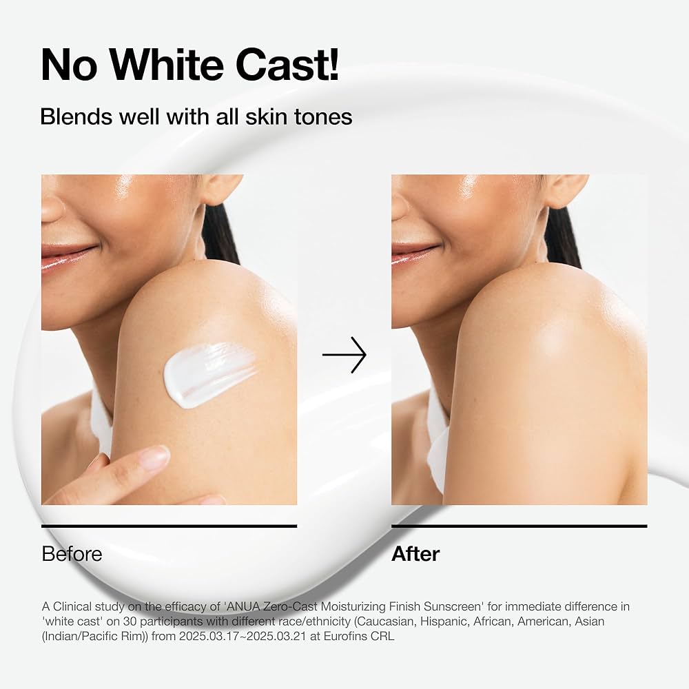 Anua Zero-Cast Moisturizing Finish Sun 50mL