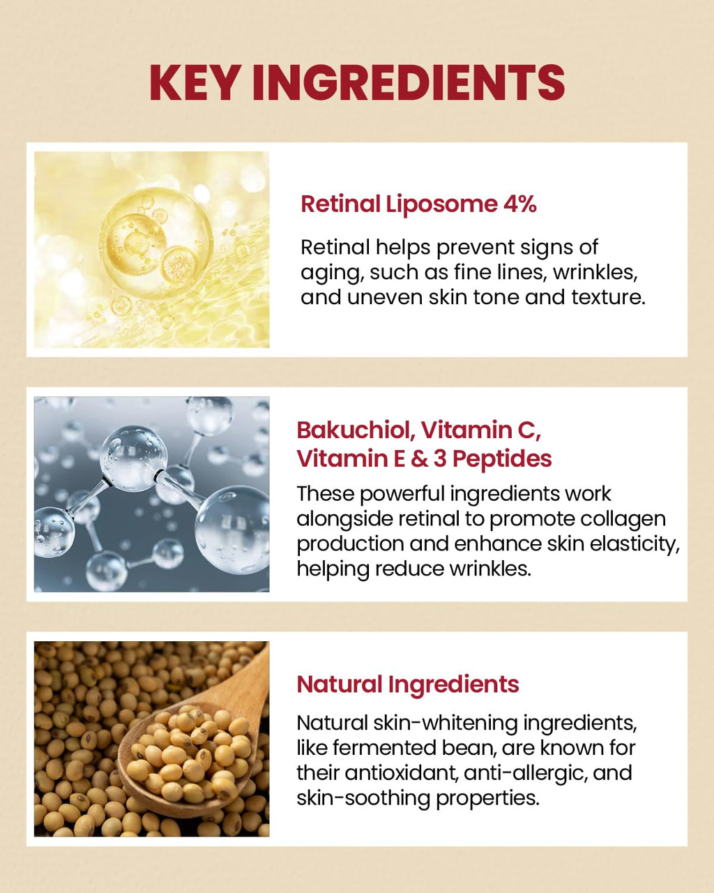 KSECRET SEOUL 1988 Eye Cream : Retinal Liposome 4% + Fermented Bean 30mL