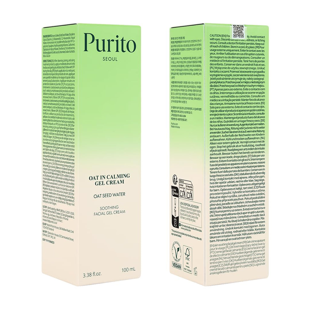 Purito SEOUL Oat-In Calming Gel Cream