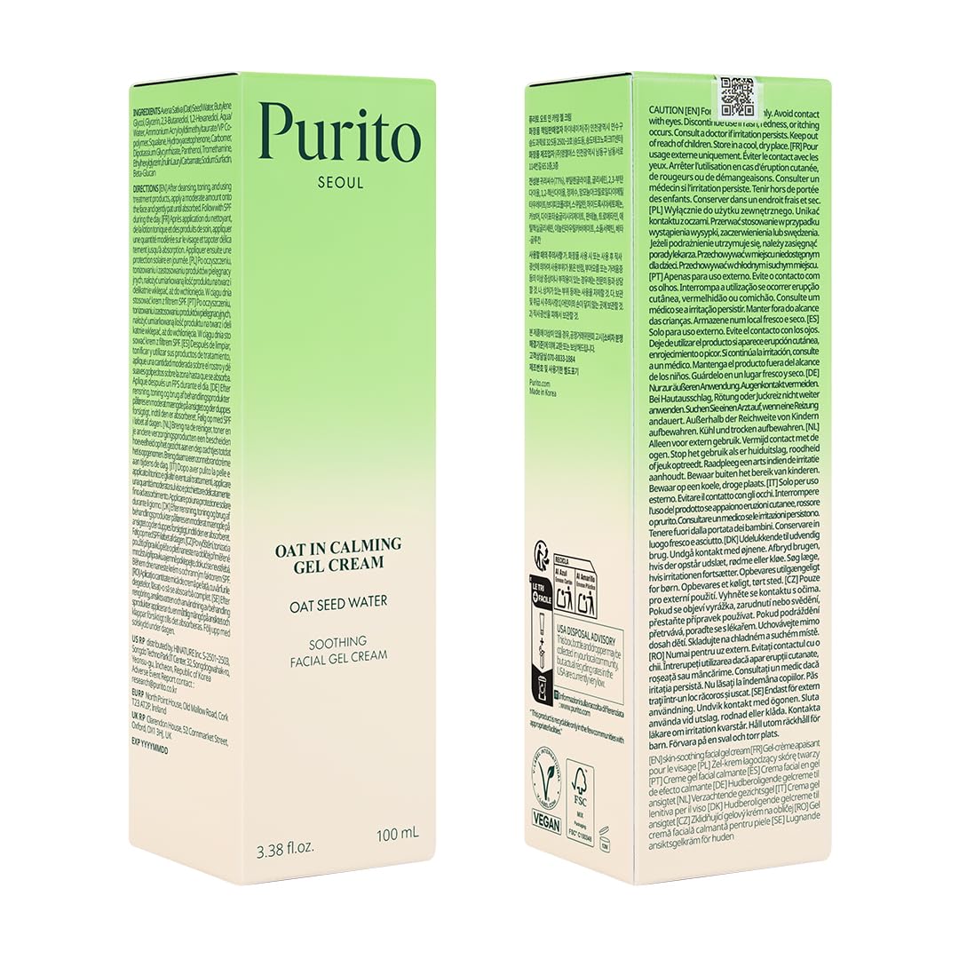Purito SEOUL Oat-In Calming Gel Cream