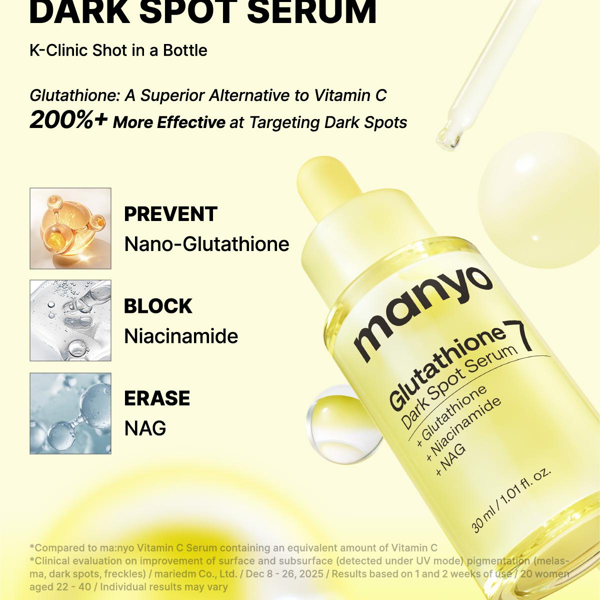 manyo - Glutathione 7 Dark Spot Serum 30mL