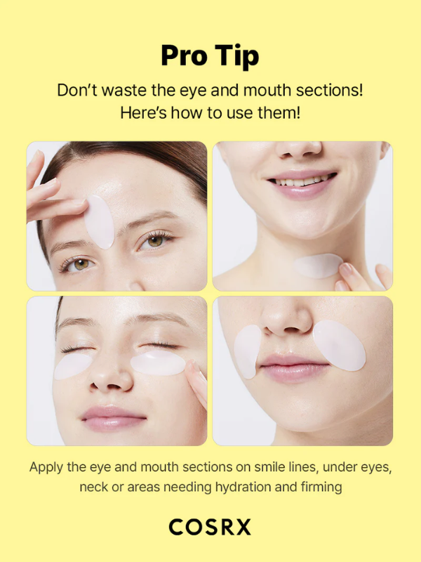 COSRX Advanced Snail Mucin Glass Glow Hydrogel Mask 35g - 1 BOX / 3 PCS