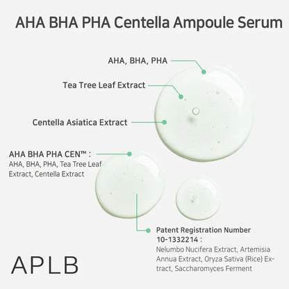 APLB AHA BHA PHA Centella Ampoule Serum