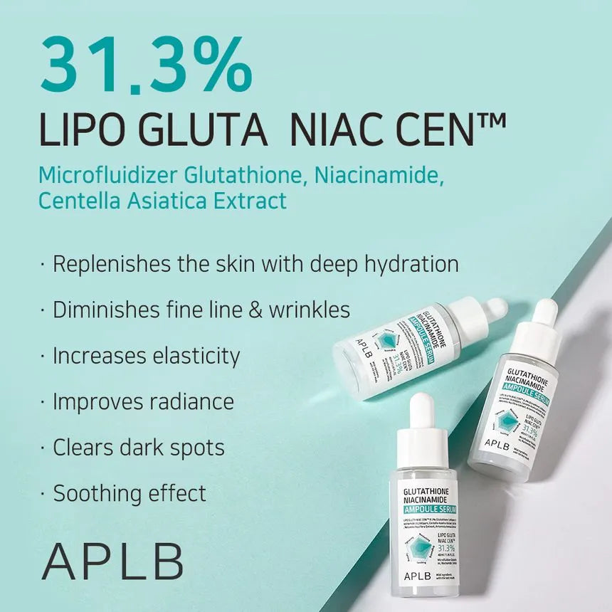 APLB Glutathione Niacinamide Ampoule Serum 40mL