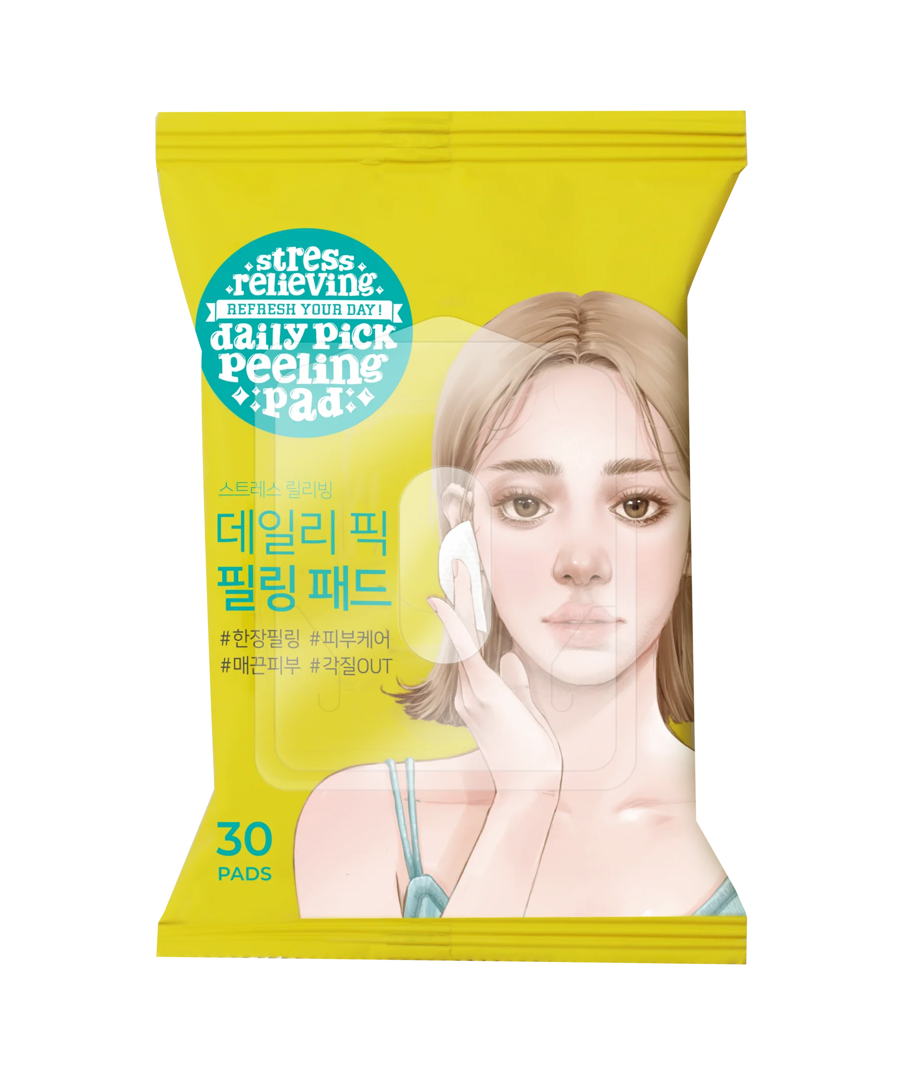 ARIUL Stress Relieving Daily Pick Peeling Pad (30 sheets)