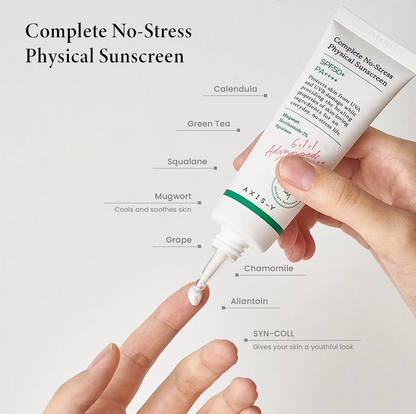 AXIS-Y Complete No-Stress Physical Sunscreen (V3) 50mL