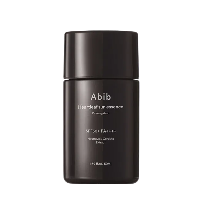 Abib Heartleaf sun essence calming drop. SPF50+ PA++++ Houttuynia Cordata Extract. 1.69fl.oz. 50mL