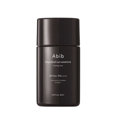 Abib Heartleaf sun essence calming drop. SPF50+ PA++++ Houttuynia Cordata Extract. 1.69fl.oz. 50mL