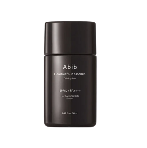 Abib Heartleaf sun essence calming drop. SPF50+ PA++++ Houttuynia Cordata Extract. 1.69fl.oz. 50mL