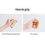 Benton Wood Scalp Brush Massager