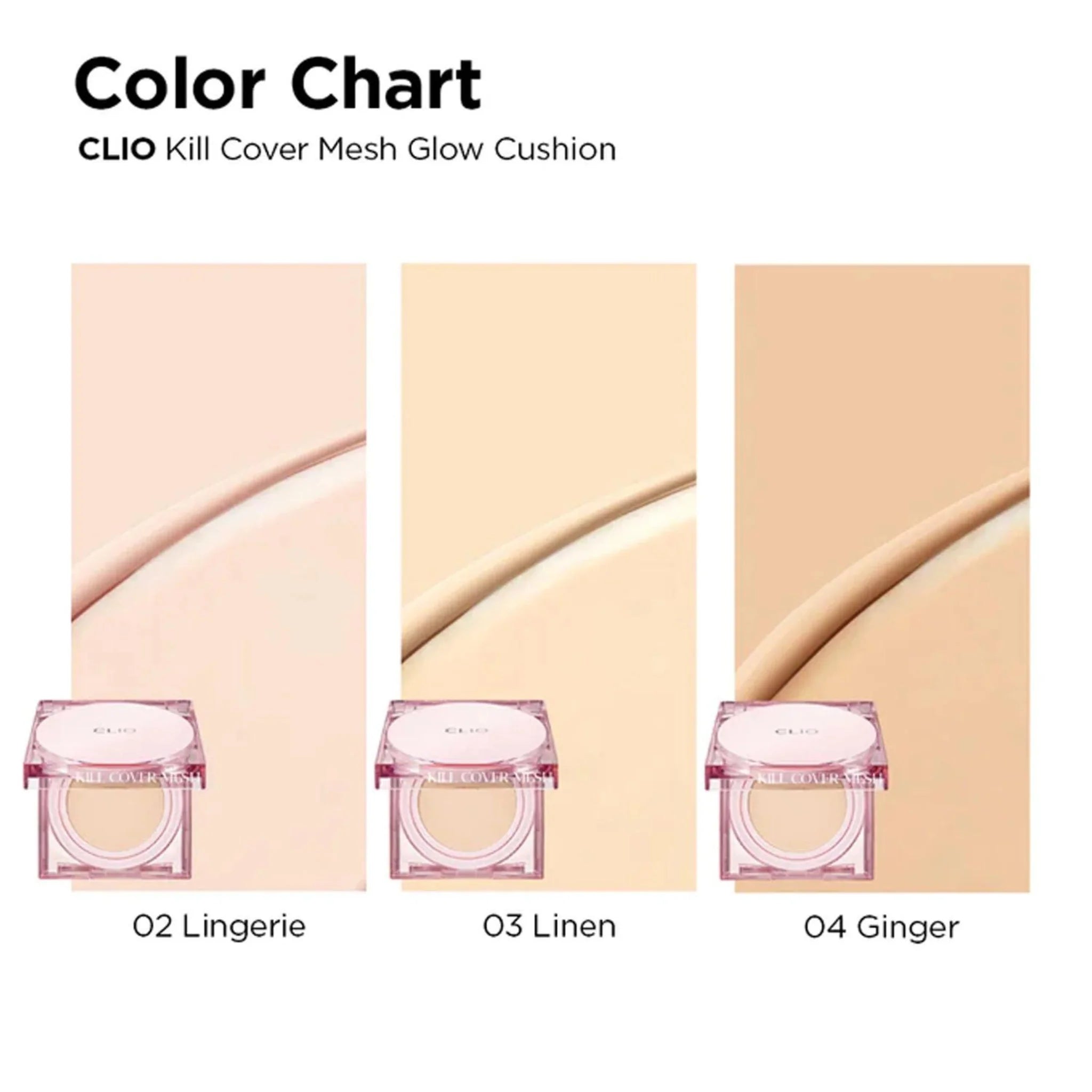 CLIO Kill Cover Mesh Glow Cushion Mini 5g - 3 Colours