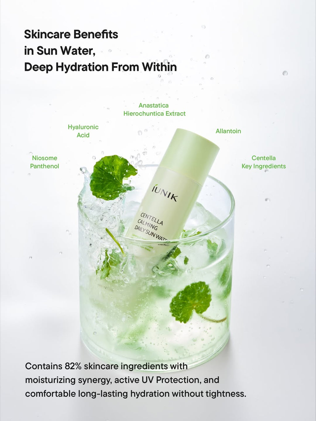 iUNIK Centella Calming Daily Sun Water 120mL