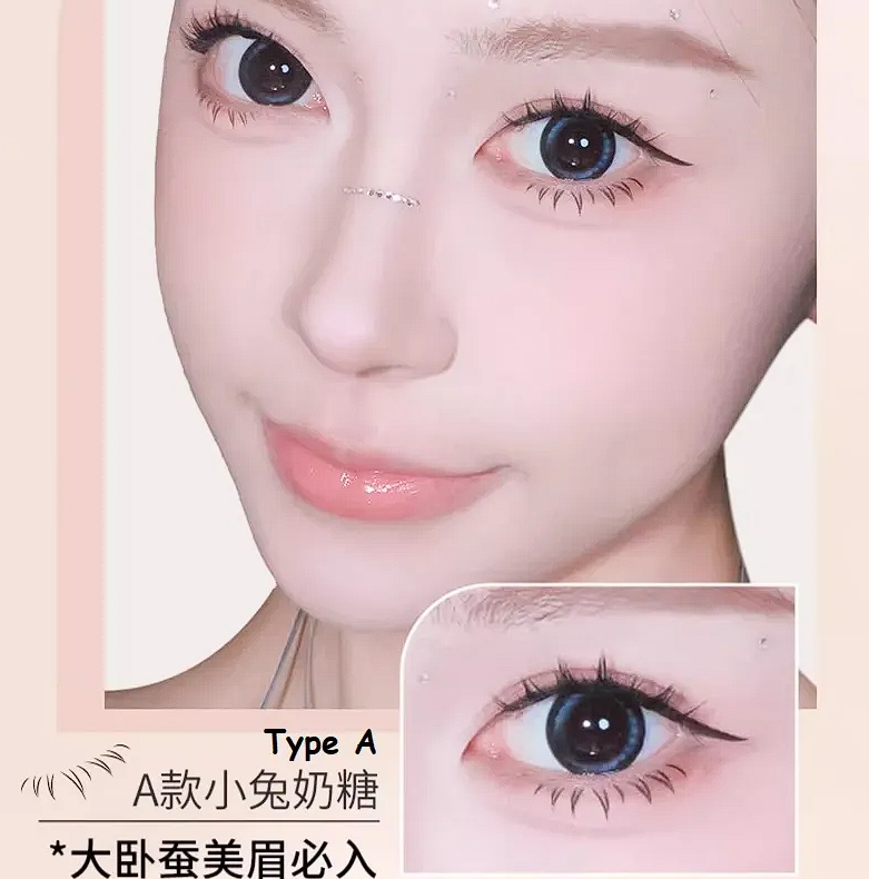 Dezone Lower Eyelash Stamp Set