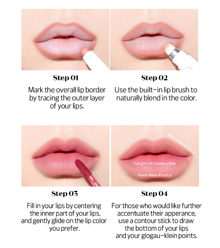 Etude Reborn Maker Over Lip Pencil - 2 Colours