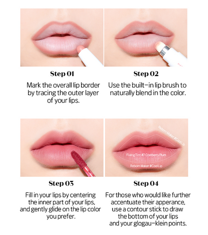 Etude Reborn Maker Over Lip Pencil - 2 Colours