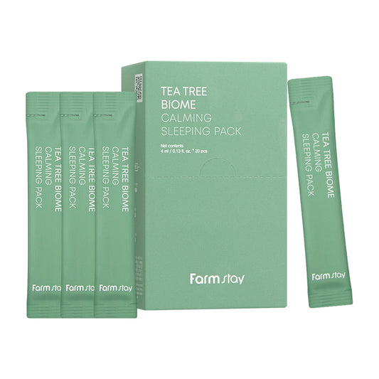 Farmstay Tea Tree Biome Calming Sleeping Pack 4ml*20ea