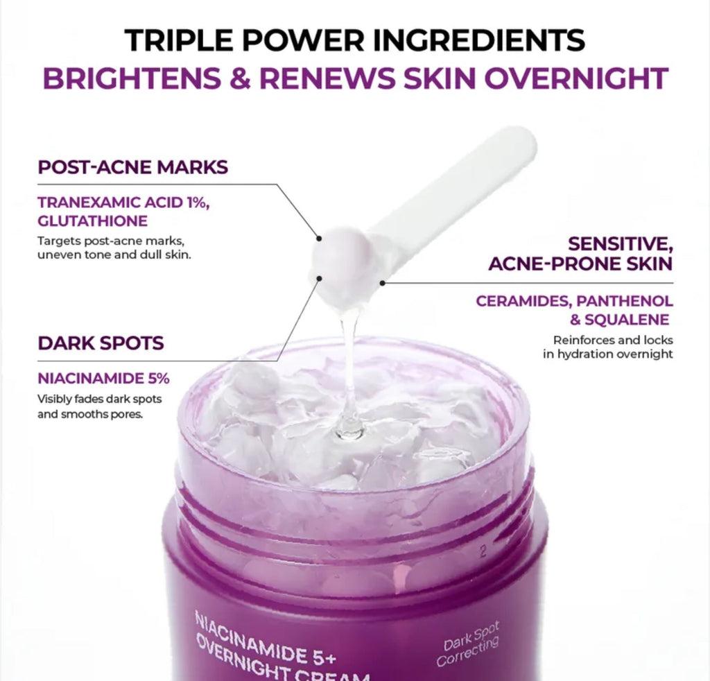 JUMISO Niacinamide 5+ Overnight Cream 50mL