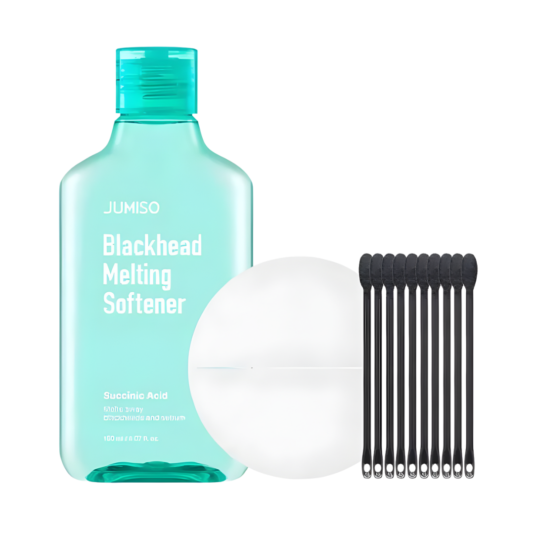 JUMISO Blackhead Melting Softener & Cotton Pad Set