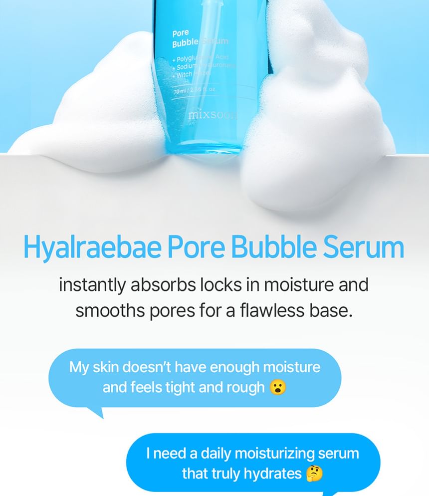 mixsoon Hyalraebae Pore Bubble Serum 70mL