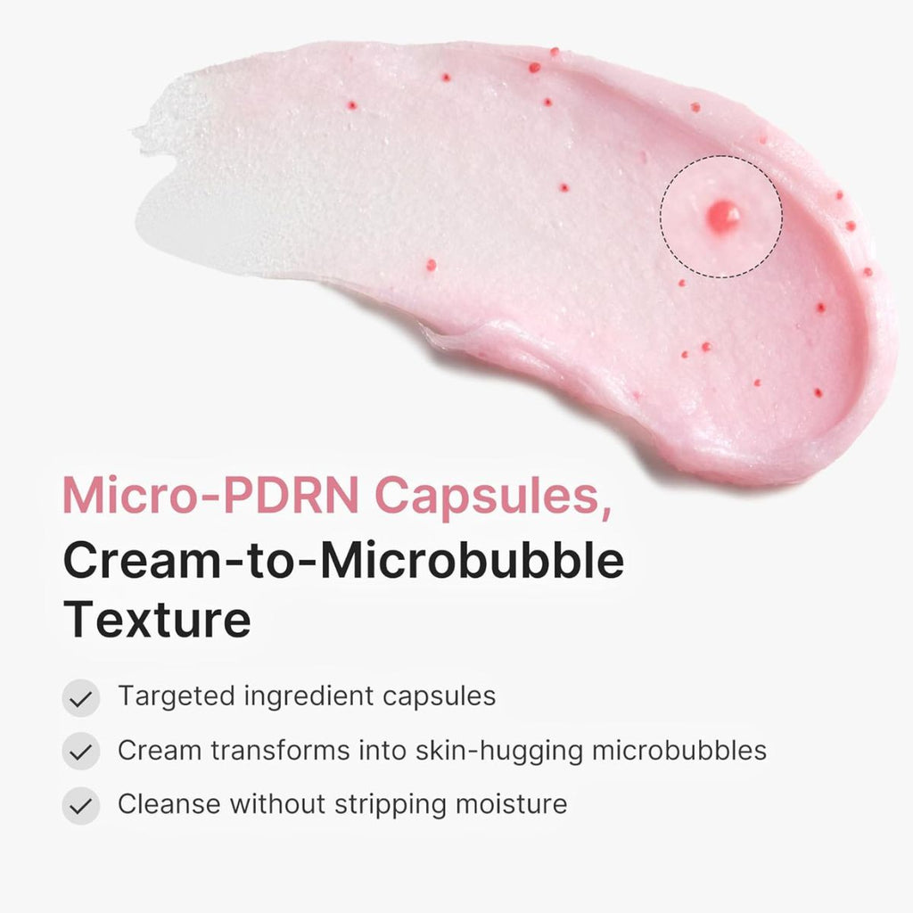 medicube PDRN Pink Glutathione Capsule Cleansing Foam 120g