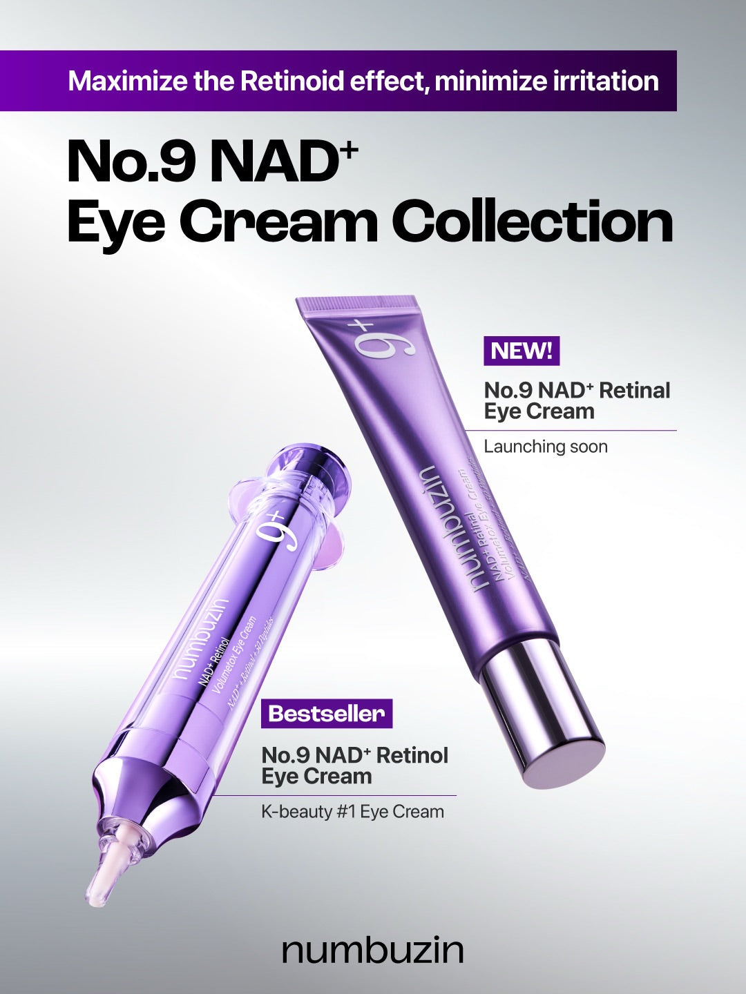 numbuzin No.9 NAD+ Retinal Volumetox Eye Cream Tube Type 20mL