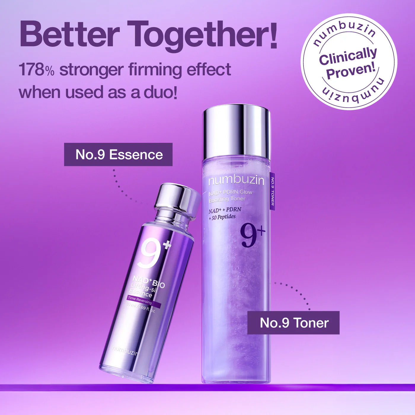 numbuzin No.9 NAD+ PDRN Glow Boosting Toner 150mL