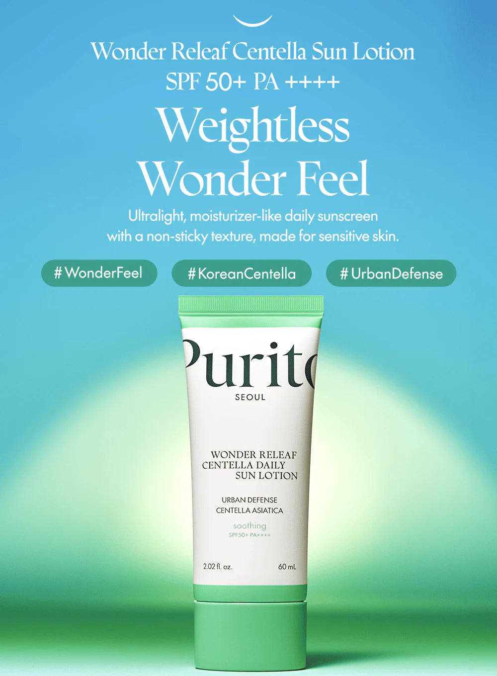 Purito SEOUL Wonder Releaf Centella Daily Sun Lotion 60mL