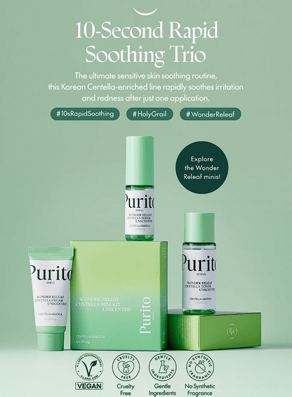 Purito SEOUL Wonder Releaf Centella Mini Kit Unscented