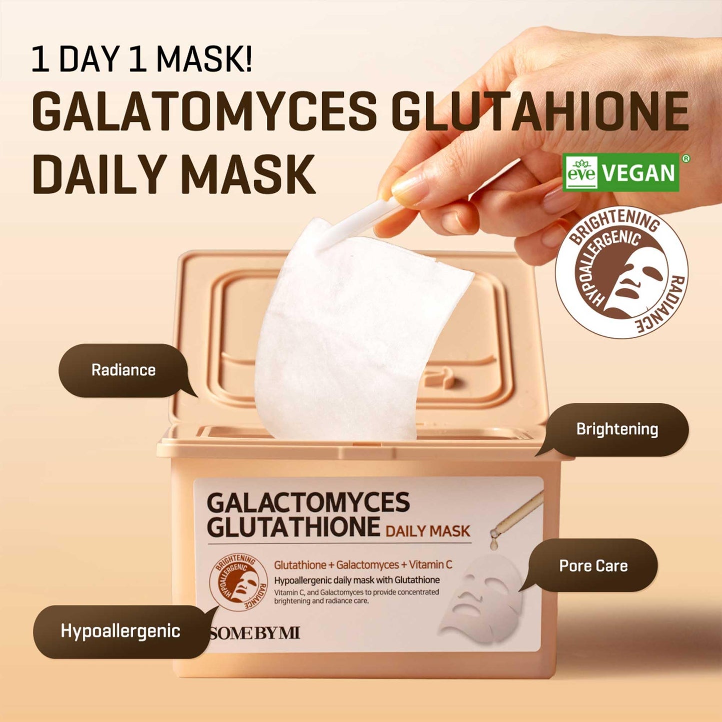 SOMEBYMI Galactomyces Glutathione Daily Mask (30ea)