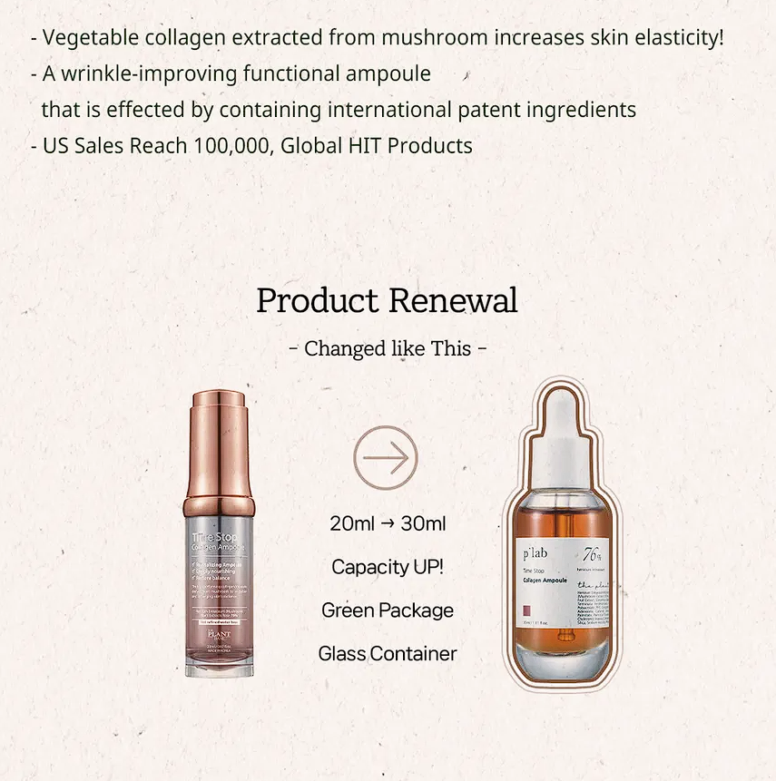 The Plant Base - Time Stop Collagen Ampoule 30mL