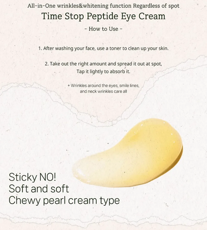 The Plant Base - Time Stop Peptide Eye Cream 30mL