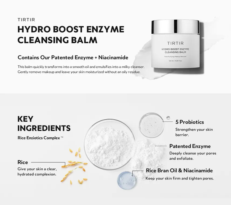 TIRTIR - Hydro Boost Enzyme Cleansing Balm Jumbo