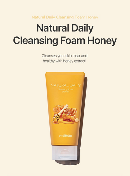 The Saem Natural Daily Cleansing Foam Honey 150mL