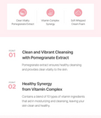 The Saem Natural Daily Cleansing Foam Pomegranate 150mL