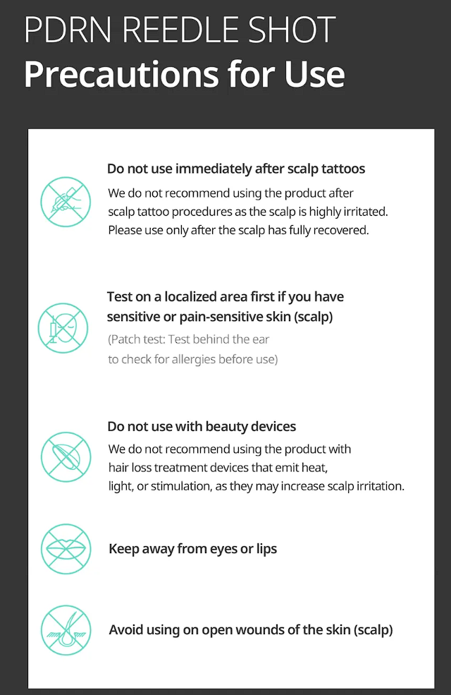 VT PDRN Reedle Shot Hair Ampoule 100dL 15mL